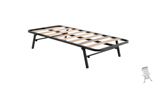 Somier 90x190 Cm Tubo Acerado 30x30 Mm Refuerzo Central Láminas Chopo.  Patas Incluidas De 25 Cm. con Ofertas en Carrefour