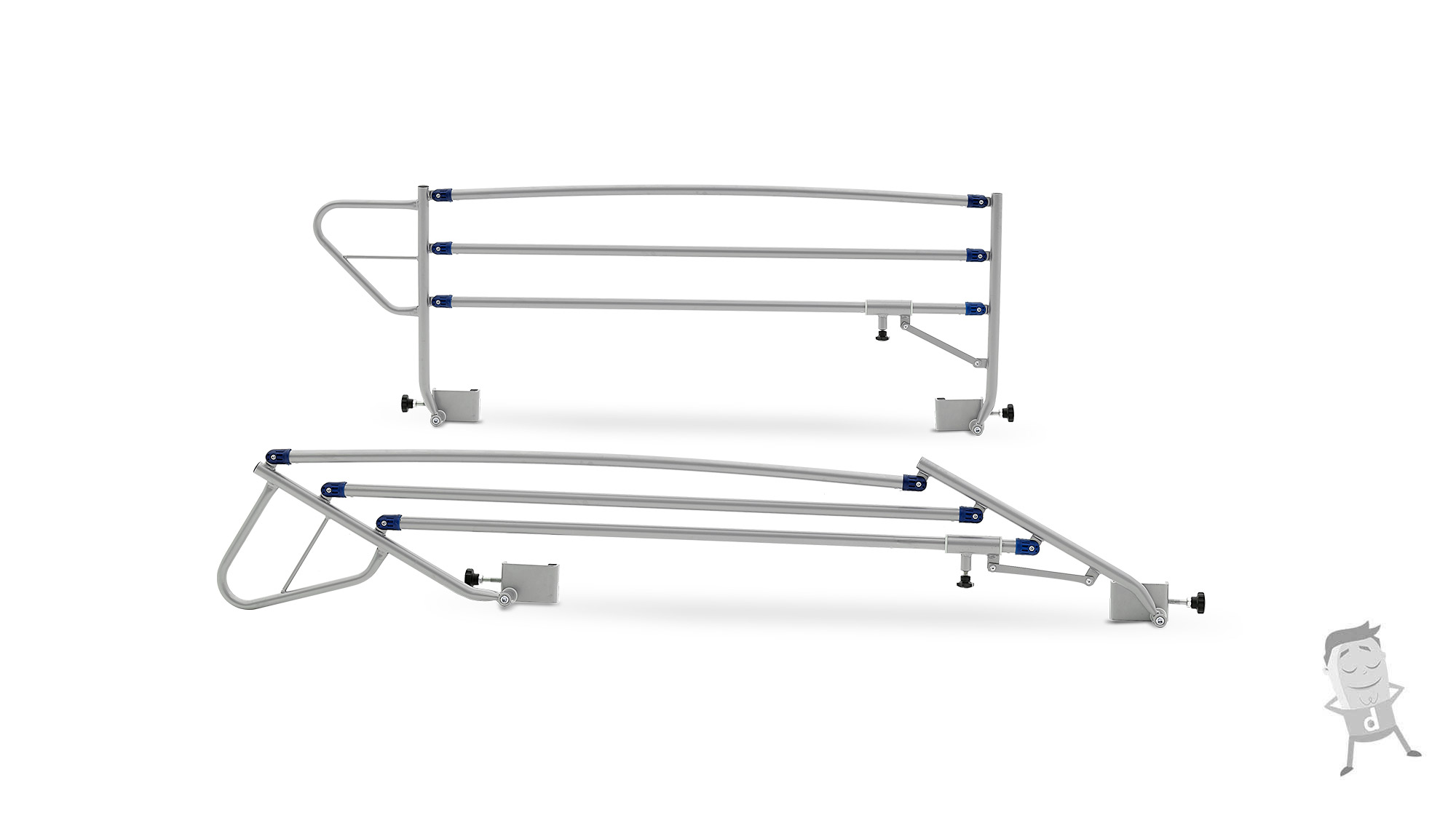 Barandilla ajustable de cama — Ortopedia y Rehabilitación