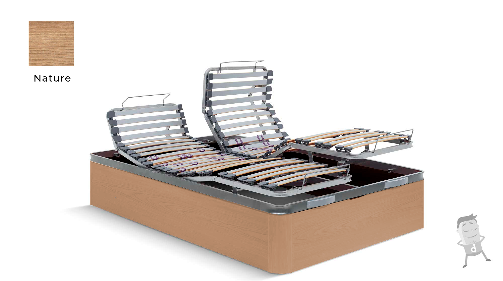 Canapé Abatible Madera Articulado Two Life - Imagen 11