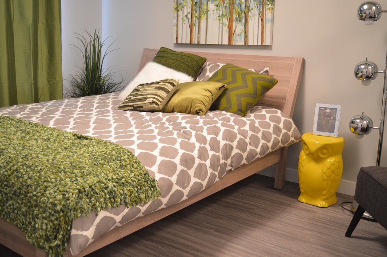 Dormitorio verde