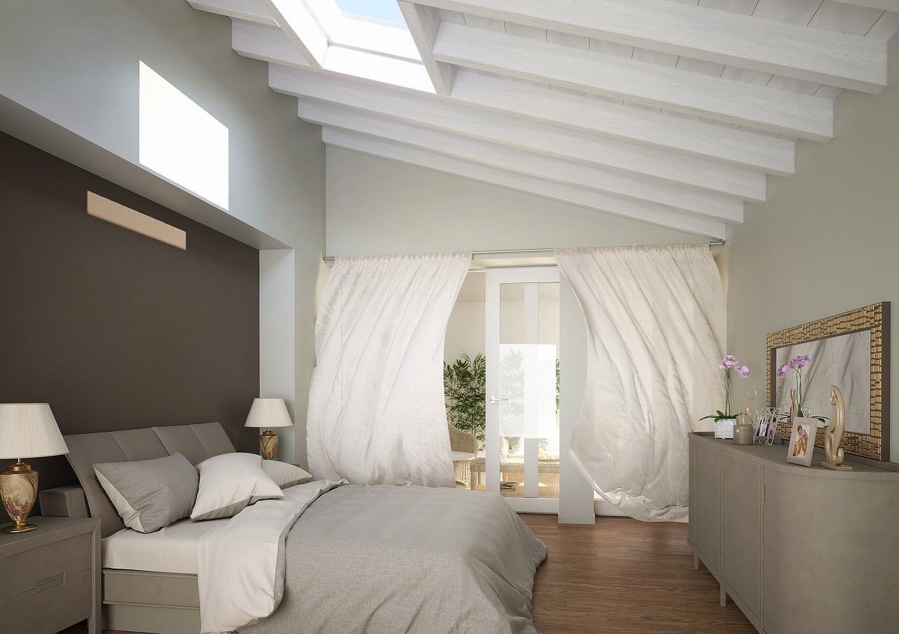 Dormitorio gris