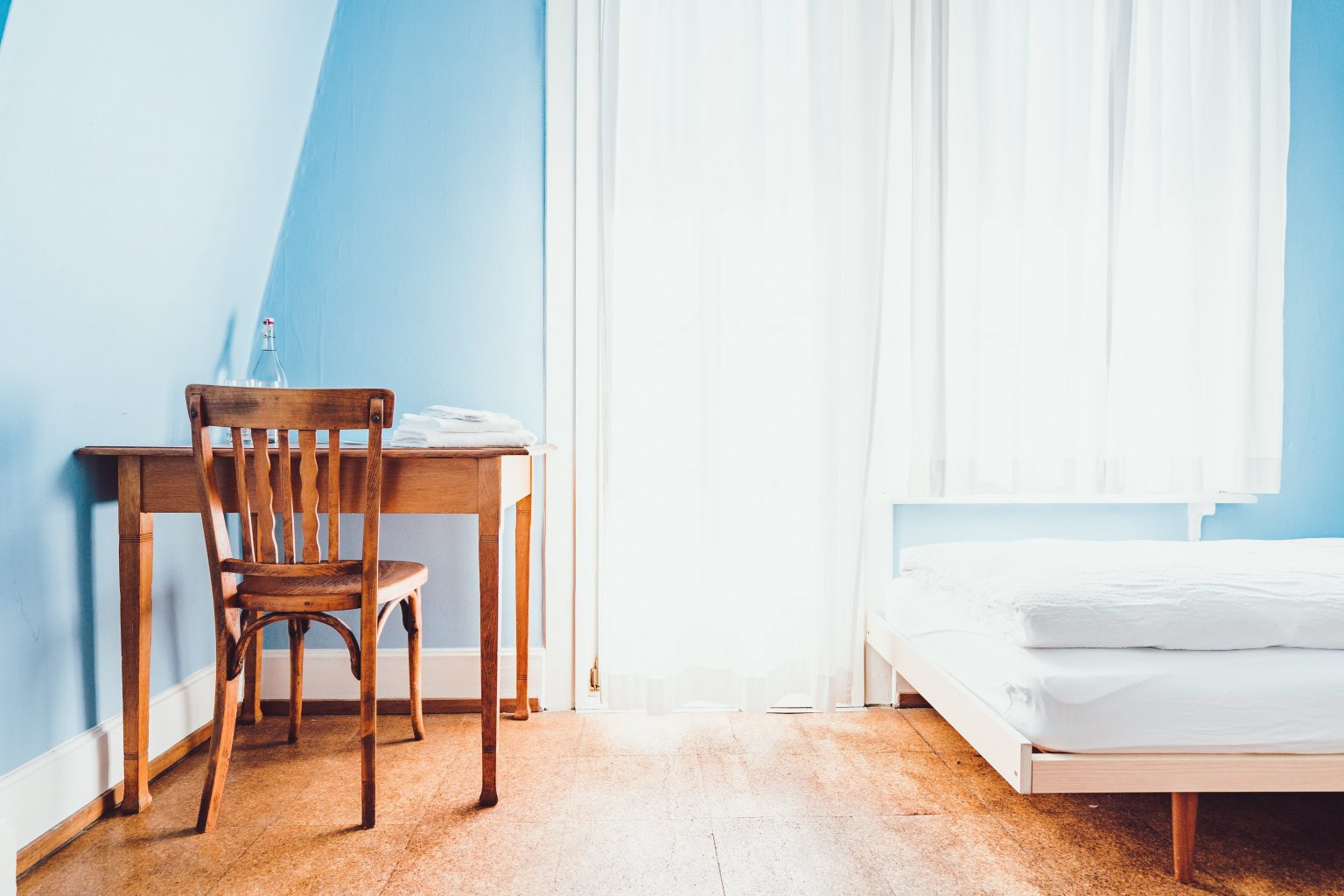 Dormitorio azul