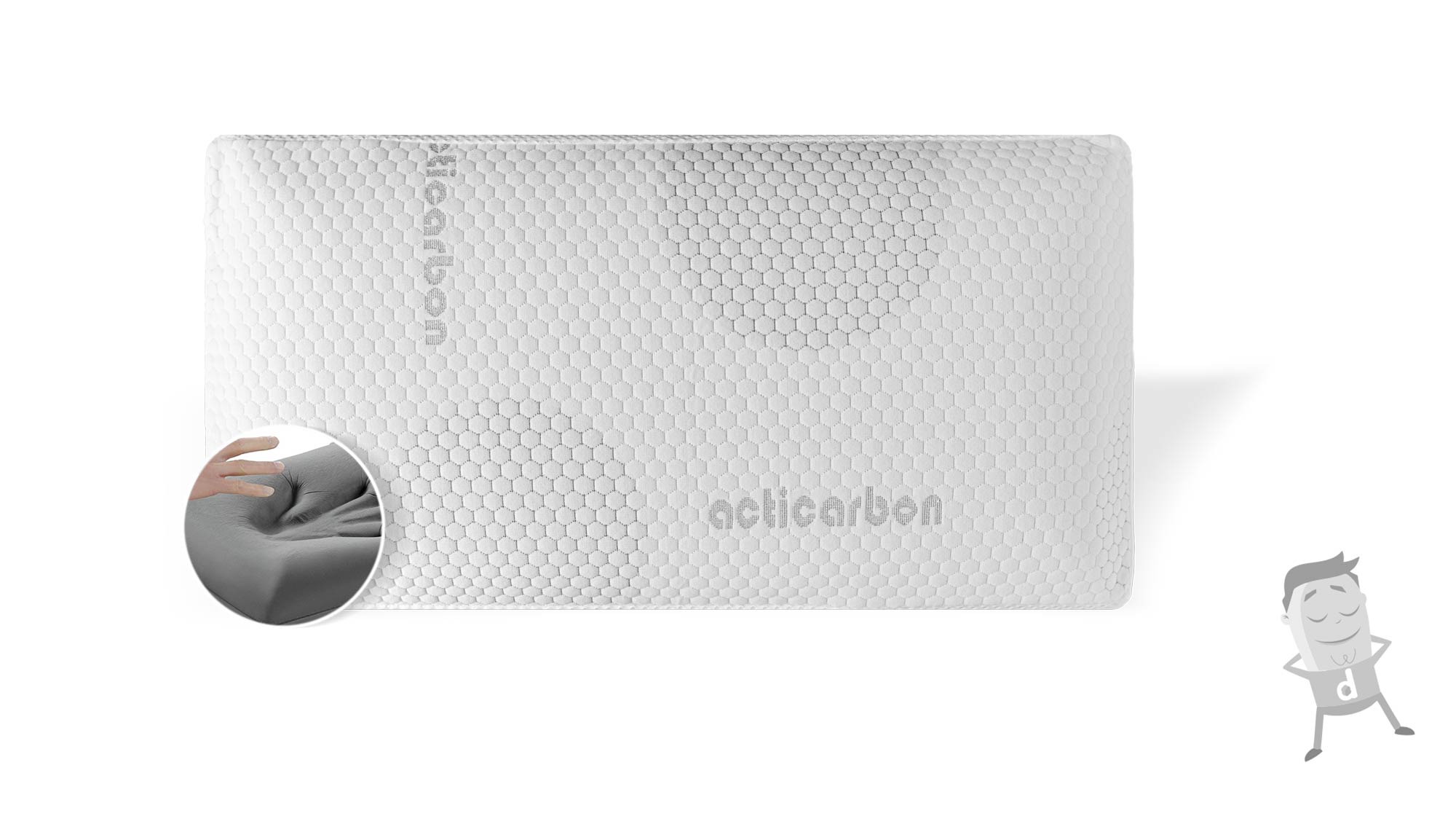 Almohada visco carbono portada