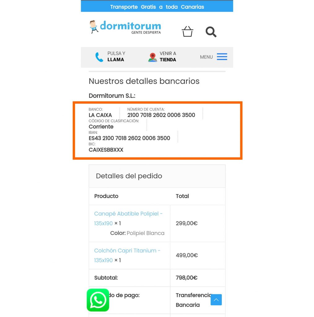 Tutorial compra Dormitorum movil 11