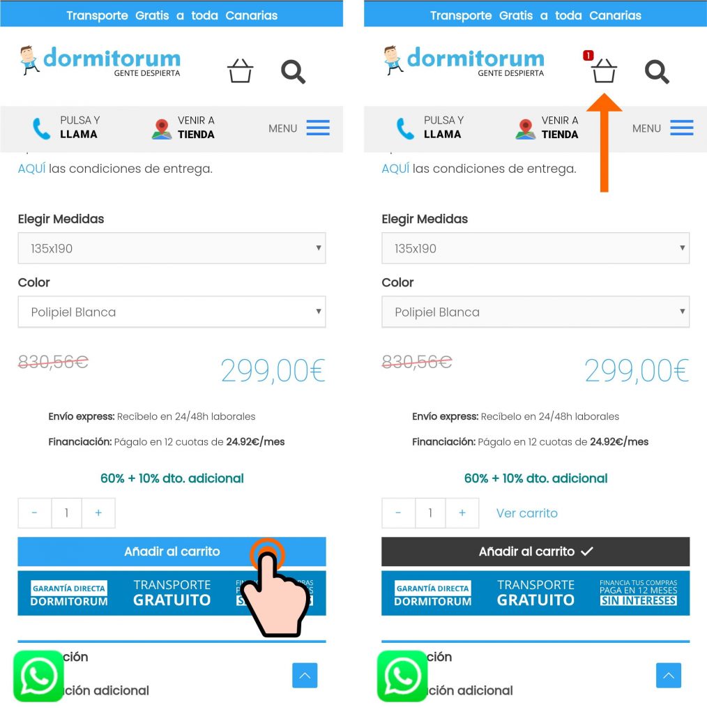 Tutorial compra Dormitorum movil 3