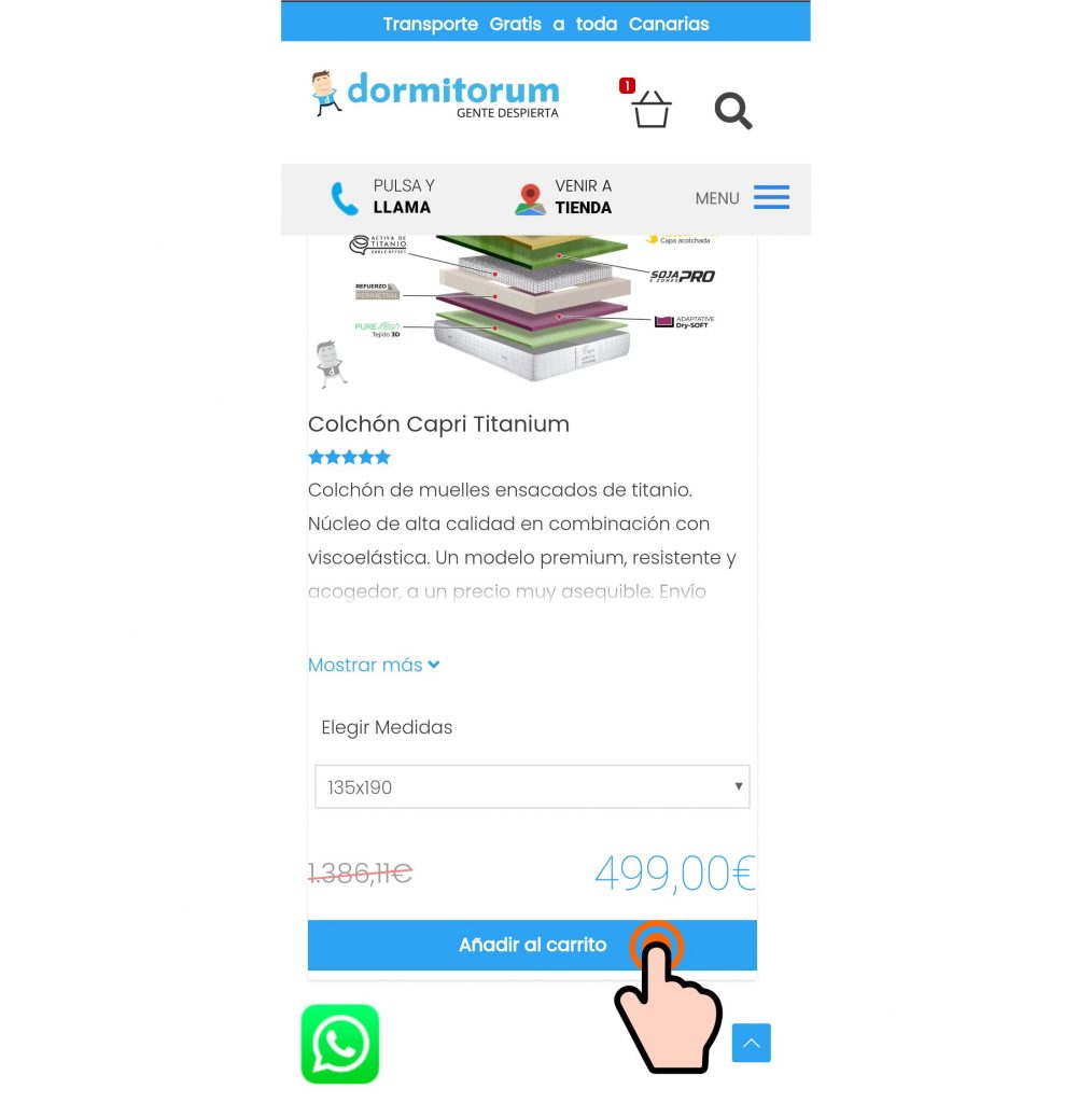 Tutorial compra Dormitorum movil 5