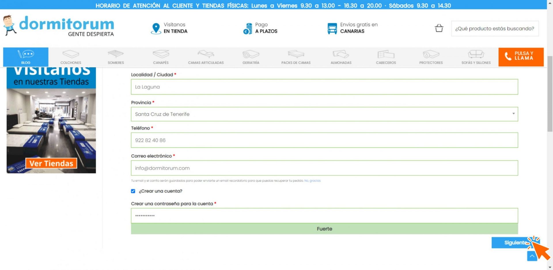 Tutorial de compra Dormitorum 8