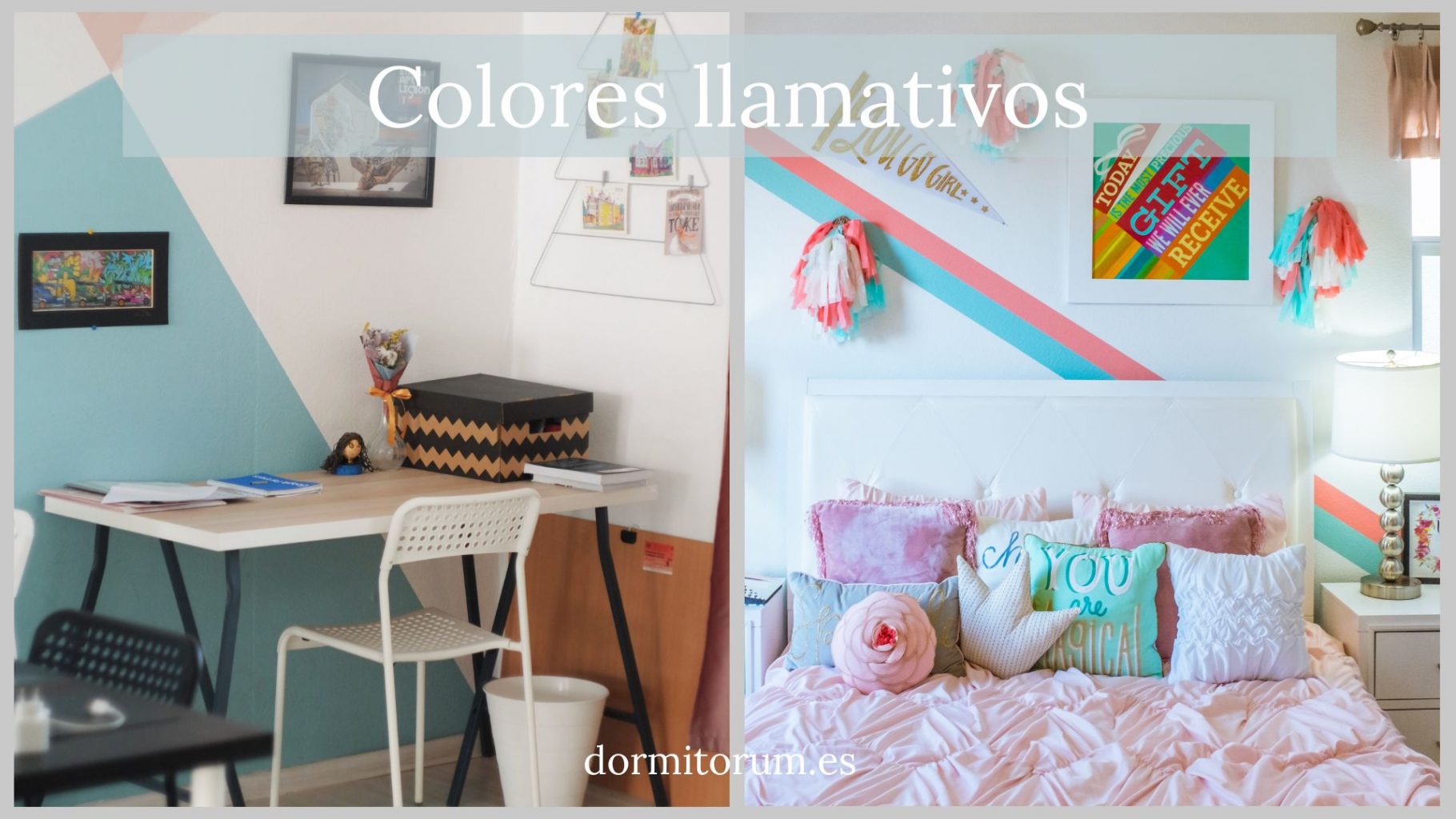 Qué color usar para una habitación juvenil? 13 ideas