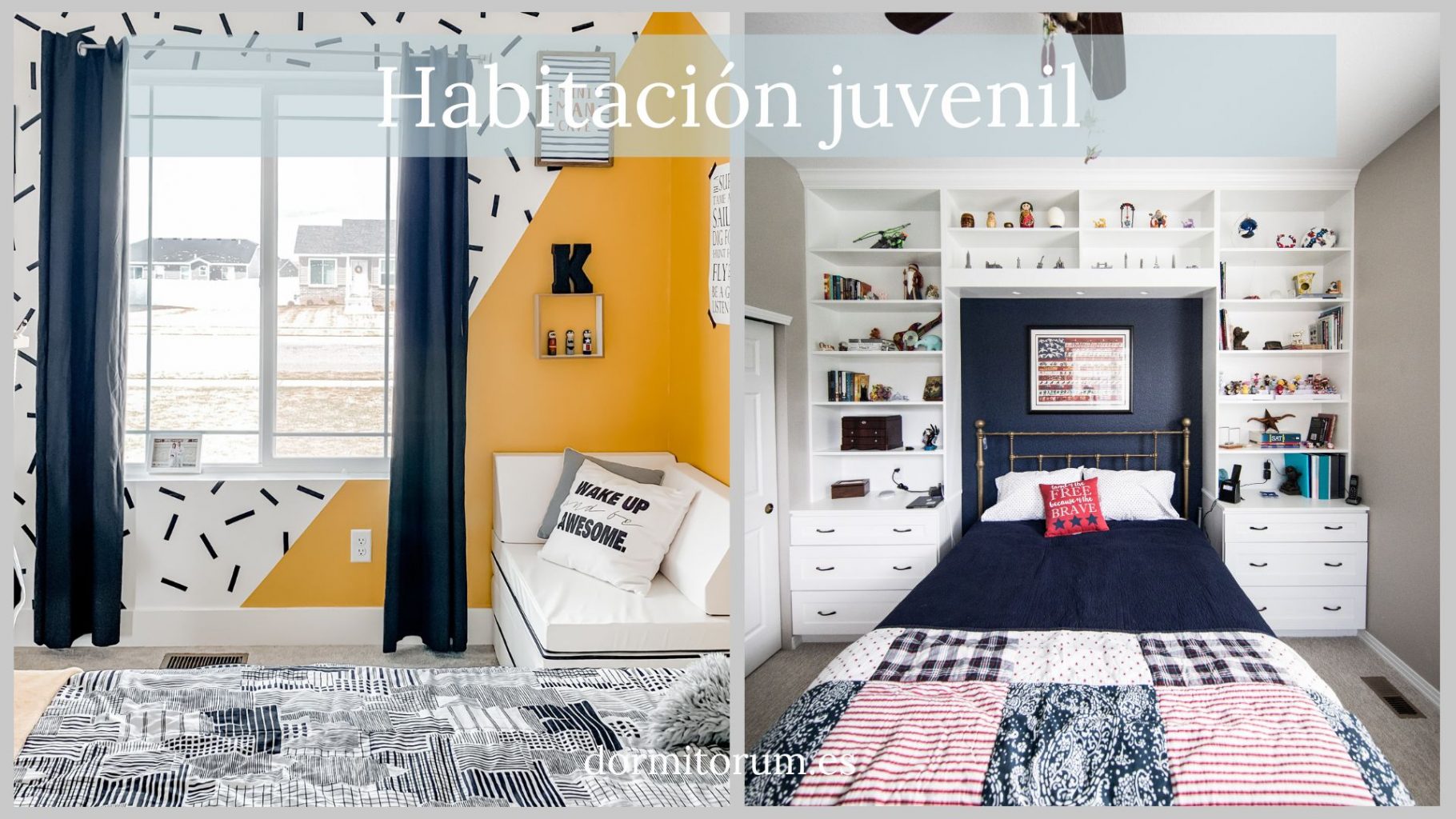 Habitación juvenil de chico