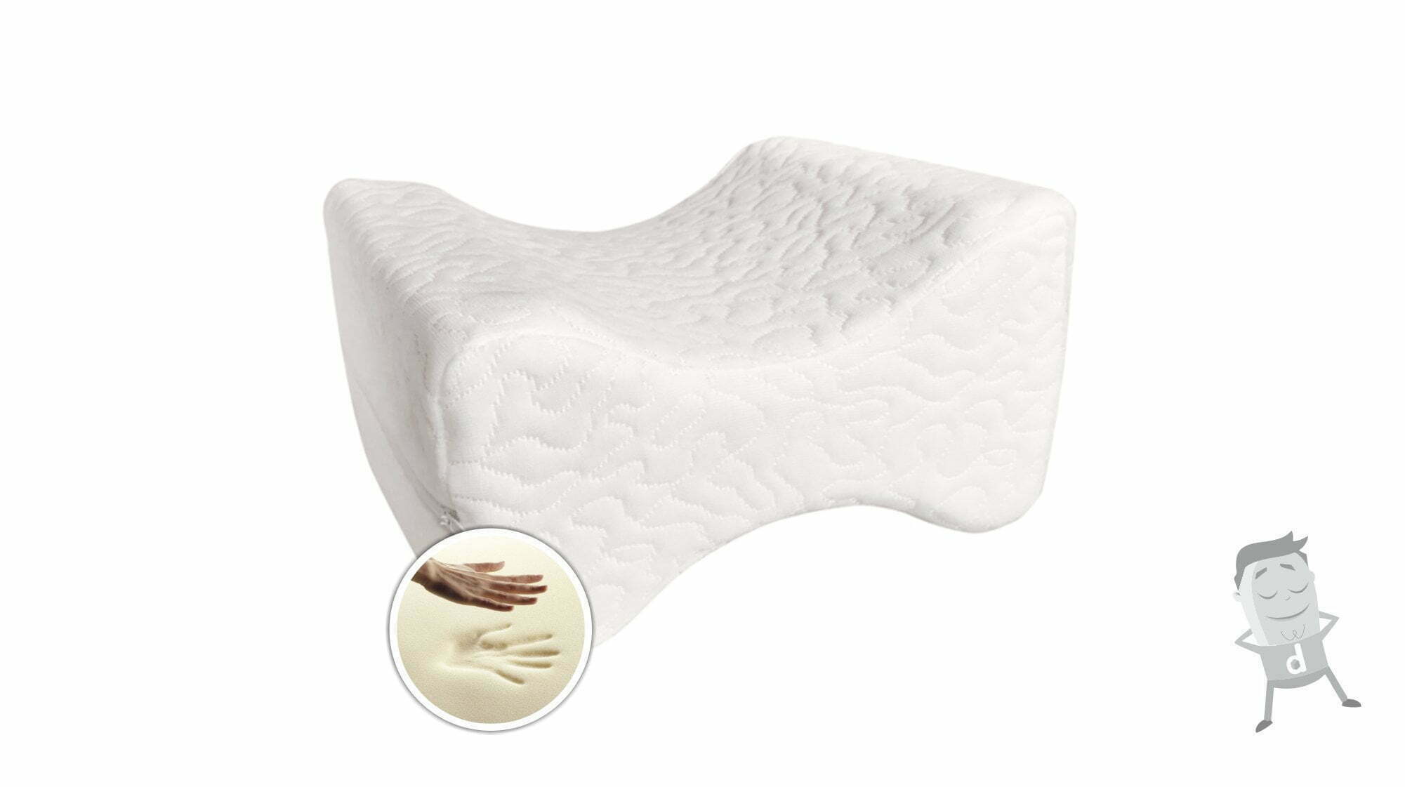 Almohada ergonomica de rodillo viscoelastica rodi pillow