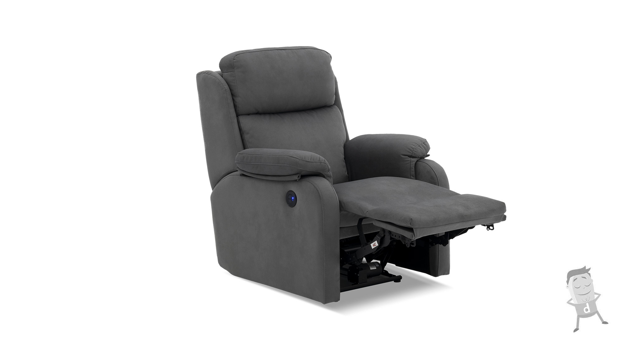 Sillones reclinables eléctricos de doble Motor, asiento reclinable en forma  de U, sofá de masaje de