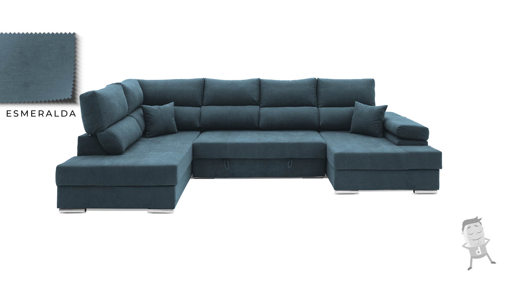 sofa-chaise-longue-Scherezade-esmeralda