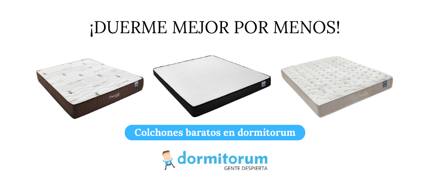 colchones baratos en dormitorum 