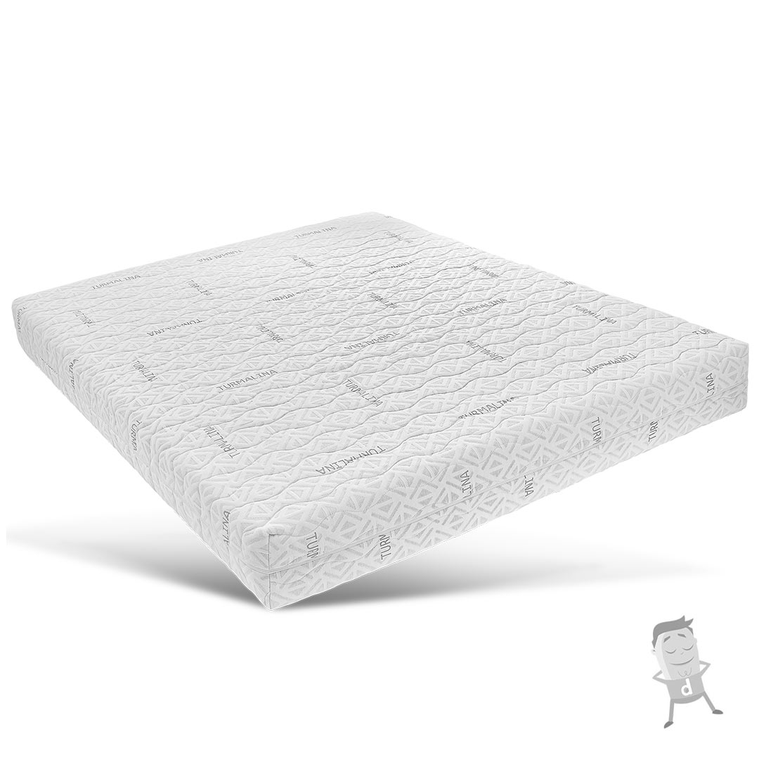 Colchón viscoelástico articulable de alta calidad. Ideal para somieres eléctricos gracias a su núcleo Blue Soft HR 40 con perfilado que permite una correcta articulación. Alta adaptabilidad.