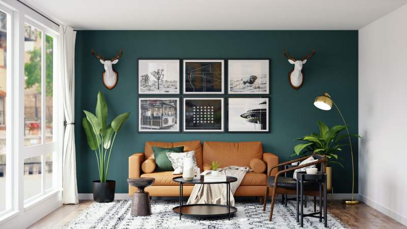 10 cuadros de  que quedan genial en la pared del sofá