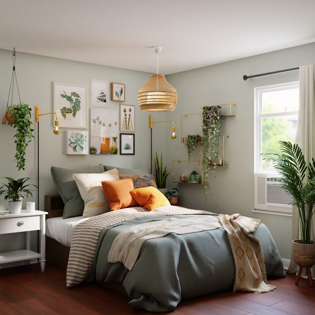 Las mejores ideas para sacar partido decorativo a la pared frente a la cama  - Foto 1