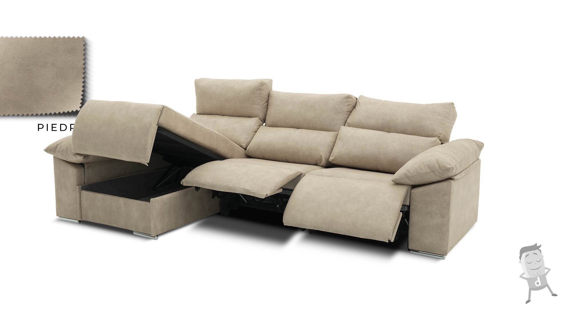 Ofertas en sofás y chaise longues baratos