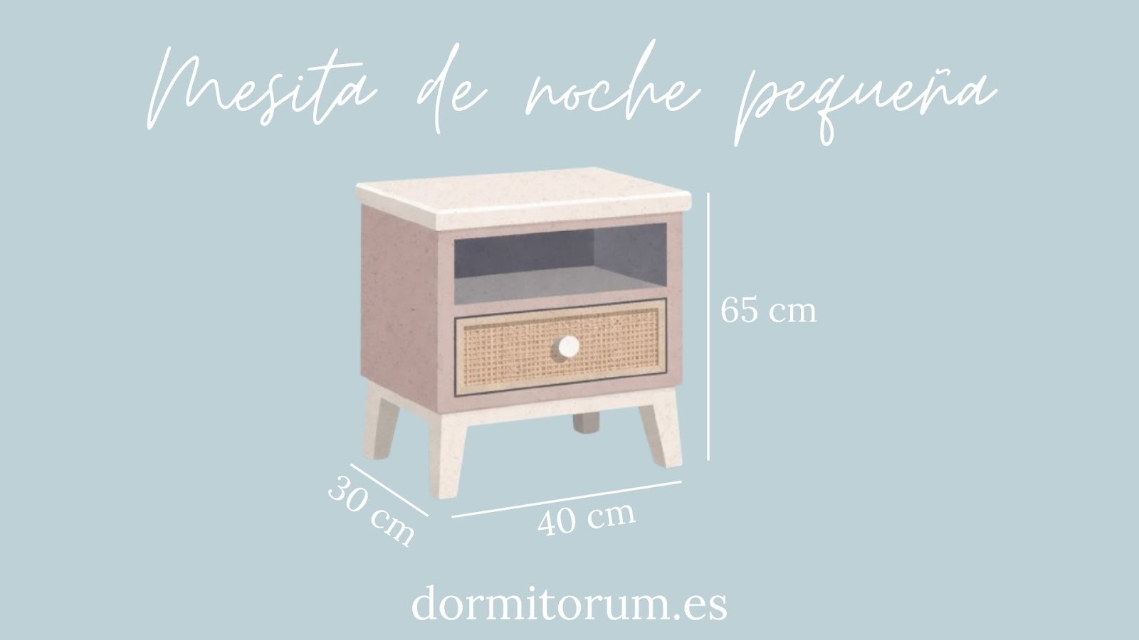 Mesita de noche pequeña