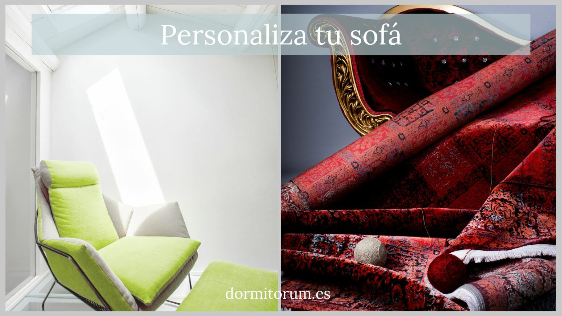 personaliza tu sofa