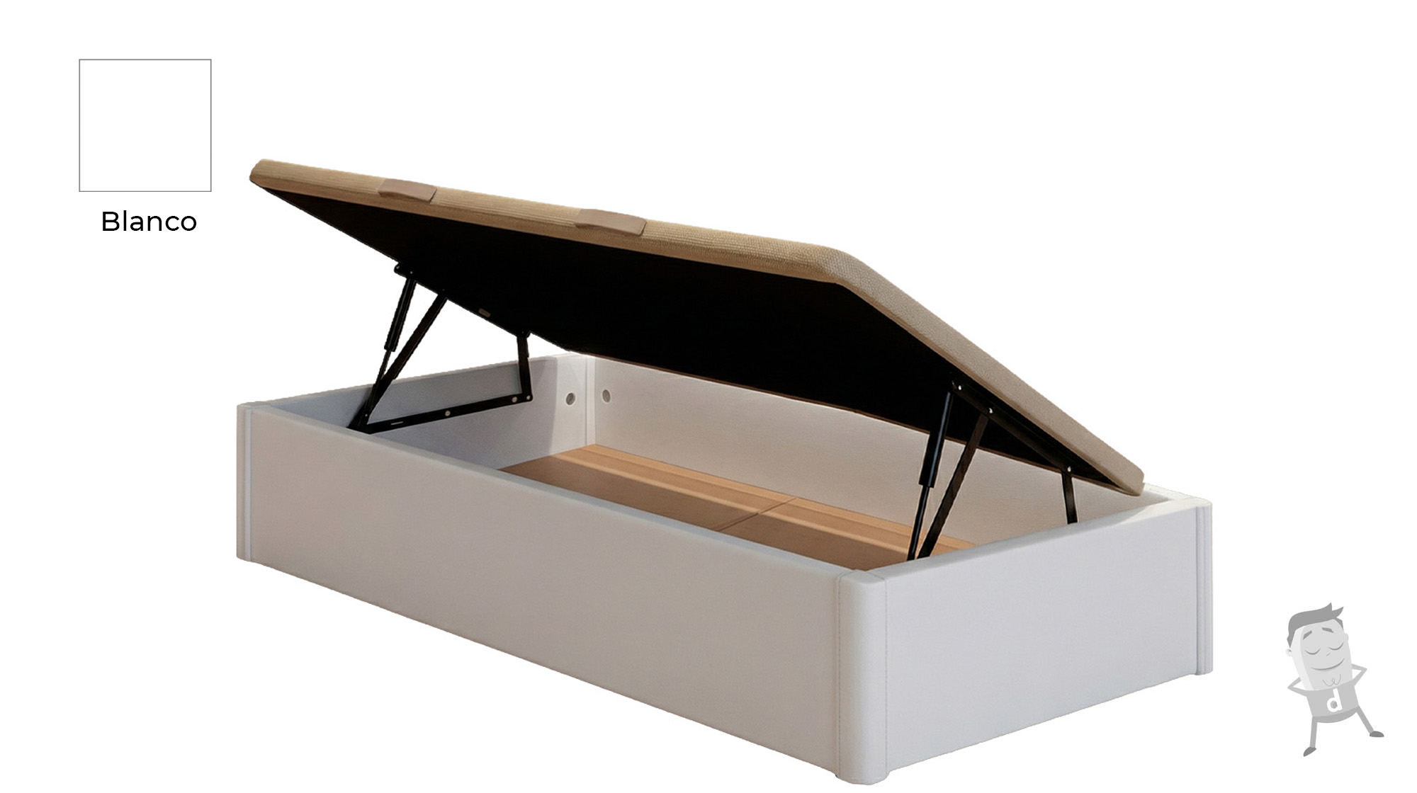 Canapé Abatible Madera Apertura lateral - Imagen 10