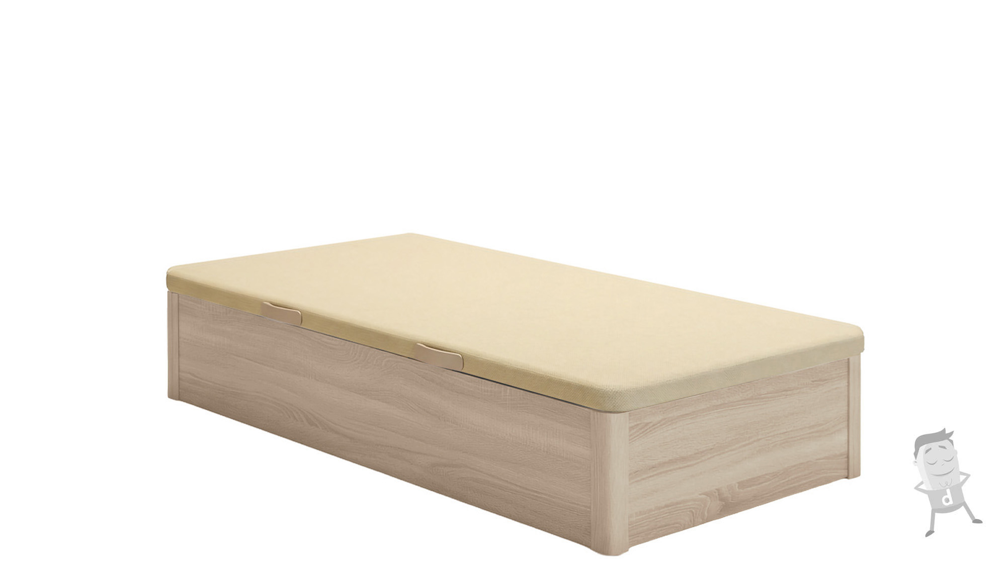Canapé Abatible Madera Apertura lateral