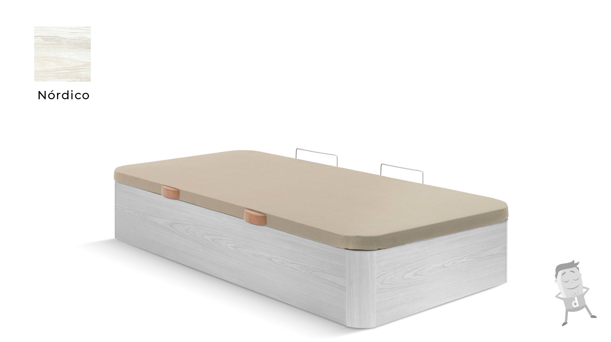 Canapé Abatible Madera Apertura lateral - Imagen 7