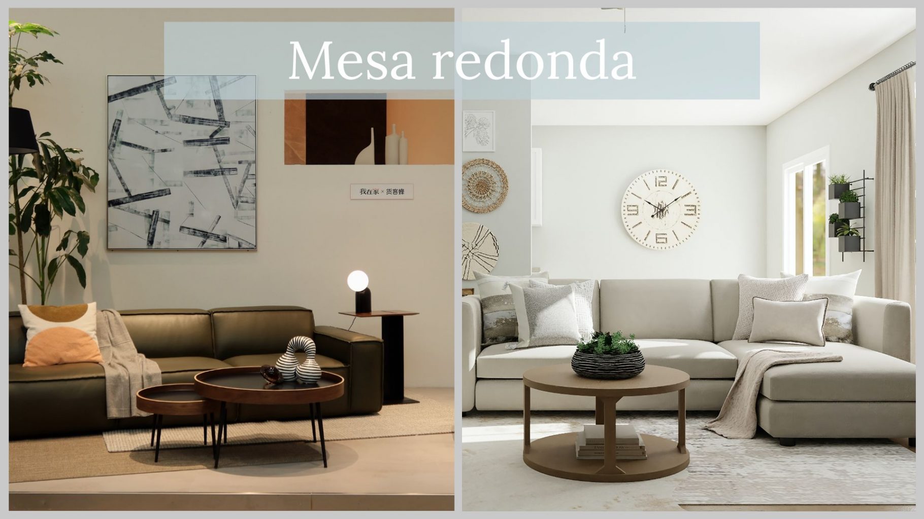 Mesa redonda chaise longue