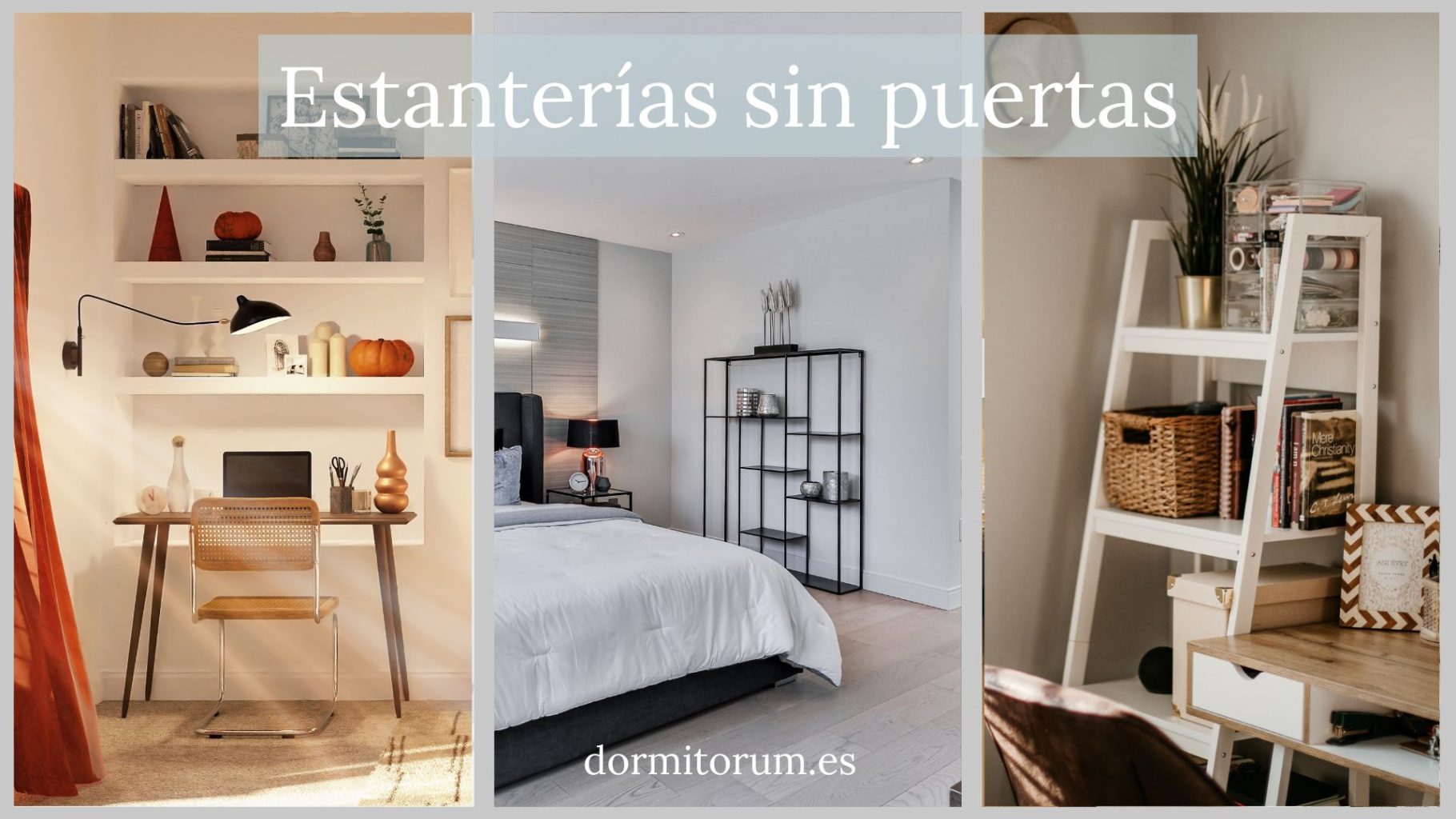 estanterias sin puertas