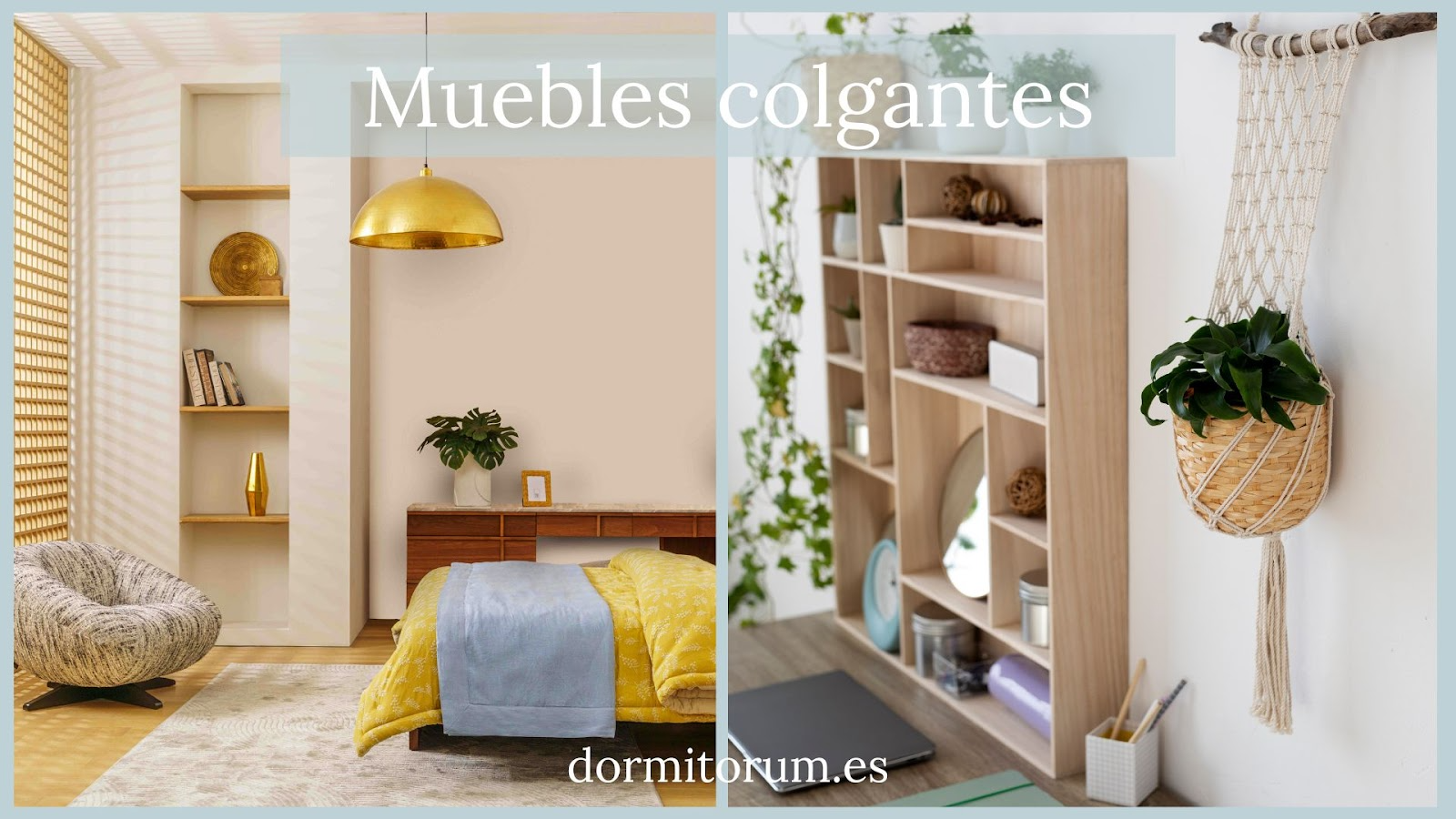 Muebles colgantes