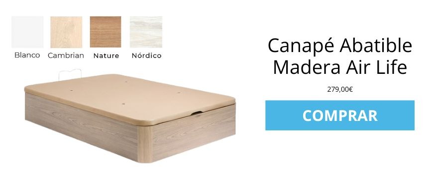 canapé abatible madera air life