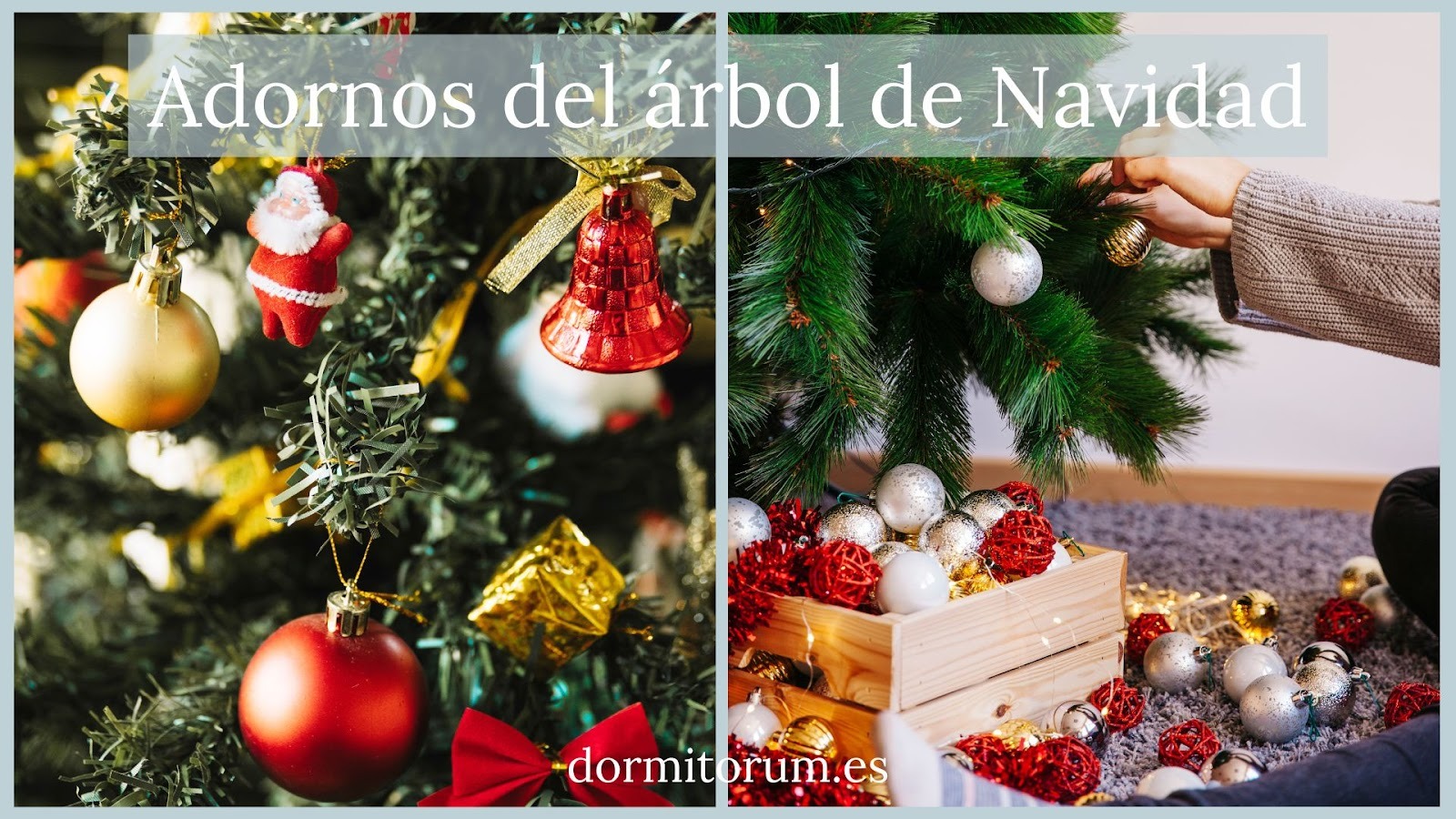 Adornos para el árbol de navidad