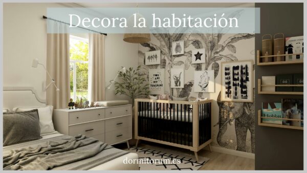 decora la habitacion de cuna
