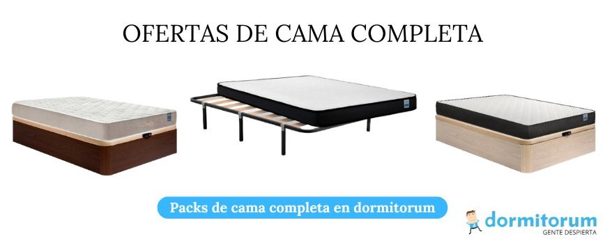 Ofertas de packs cama completa