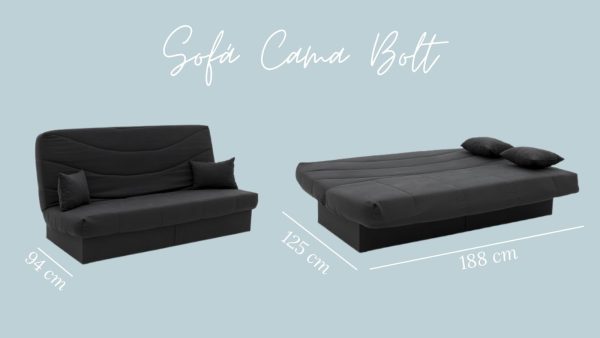 Tamaños del Sofá Cama Bolt