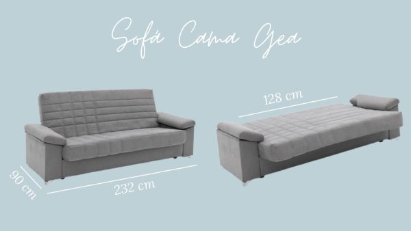 Tamaños del Sofá Cama Gea