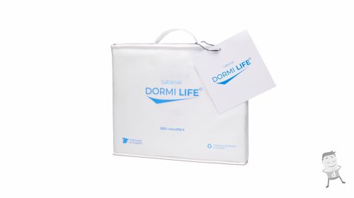 Juego Sabanas Dormilife Microfibra Blanco