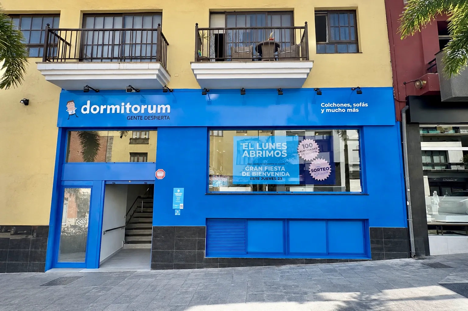 fachada de la tienda dormitorum icod de los vinos